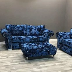 Velvetsofa Duresta Lustro Crushed Velvet Sofa Range SOFAS