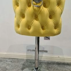 Furniture Imports LTD LUXURY BARSTOOLS Valentino Barstools - New Colours Blue Mustard Silver Pewter