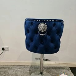 Furniture Imports LTD LUXURY BARSTOOLS Valentino Barstools - New Colours Blue Mustard Silver Pewter