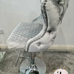 Furniture Imports LTD LUXURY BARSTOOLS Valentino Barstools - New Colours Blue Mustard Silver Pewter