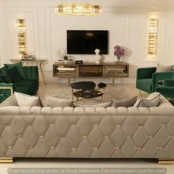 TURKISH Florentina 3+2 Range Plush Velvet - Choose Combination