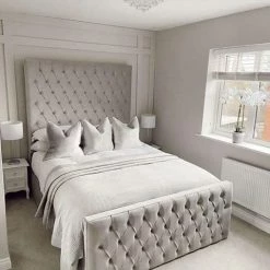 Furniture Imports LTD Phantom Upholstered Bed - Plush Velvet BED COLLECTION