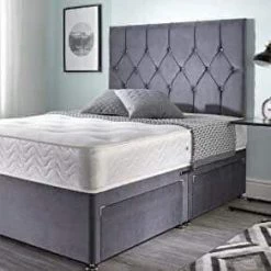 Furniture Imports LTD BED COLLECTION DIAMOND STYLE DIVAN BED WITH/WITHOUT DRAWS