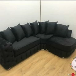 Velvetsofa Ashton Velvet Chaise Sofa Range SOFAS