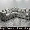 Velvetsofa ROYAL BOHEMIA LUSTRO CRUSHED VELVET SOFA RANGE SOFAS