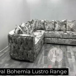 Velvetsofa ROYAL BOHEMIA LUSTRO CRUSHED VELVET SOFA RANGE SOFAS