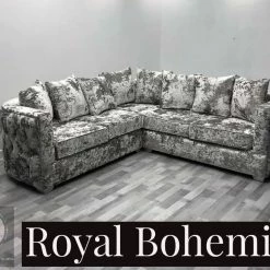 Velvetsofa ROYAL BOHEMIA LUSTRO CRUSHED VELVET SOFA RANGE SOFAS
