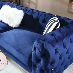TURKISH DUBAI SOFA COLLECTION Hermes Corner Sofa Plush Velvet