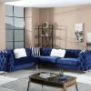 TURKISH DUBAI SOFA COLLECTION Hermes Corner Sofa Plush Velvet
