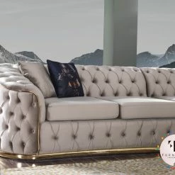 TURKISH Khalifah Corner Sofa Range Plush Velvet - Choose Combination