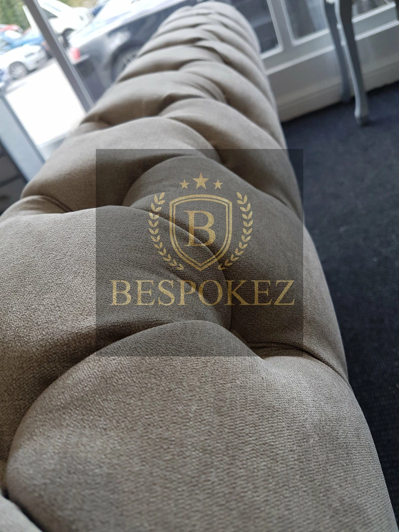 BESPOKEZ Santiago Plush Velvet Bedstead