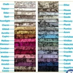 Furniture Imports LTD POUFFE/ SOFA FOOTSTOOL Stella Chesterfield Footstool Lustro Crushed Velvet