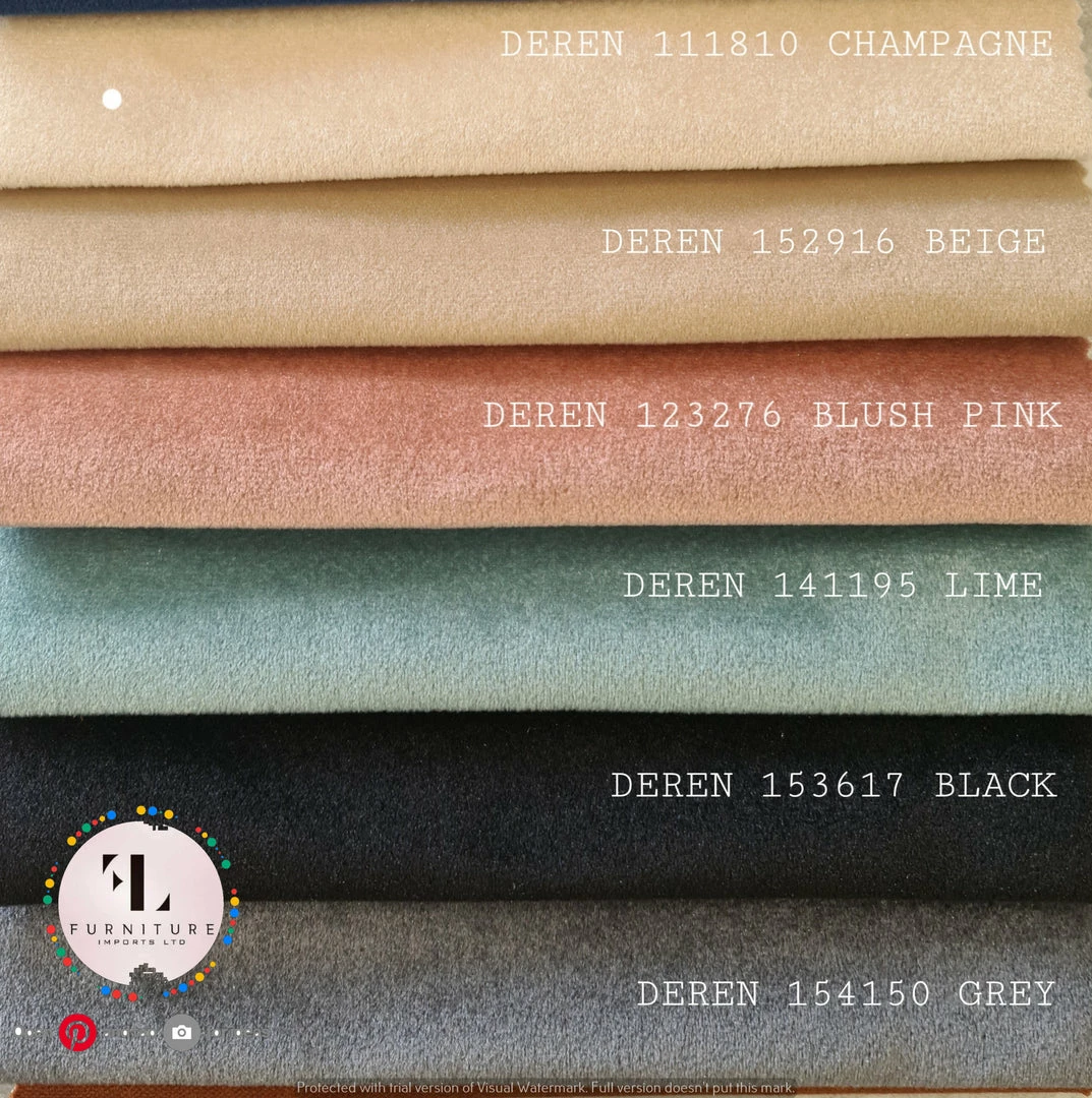 TURKISH DUBAI SOFA COLLECTION Ayana Italian Style Corner Suite - Choose Combination & Velvet