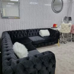 TURKISH Hermes Sofa Range Plush Velvet - Choose Combination