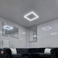 FURNITIURE IMPORT Hermes Corner 270cm X 270cm Black Velvet DUBAI SOFA COLLECTION