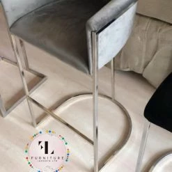 Furniture Imports LTD Hilton Luxury Metal Plating Barstool - 5 Colours