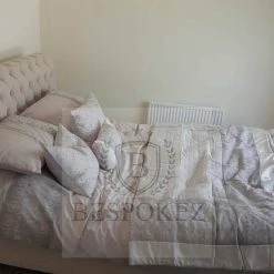 BESPOKEZ Santiago Plush Velvet Bedstead