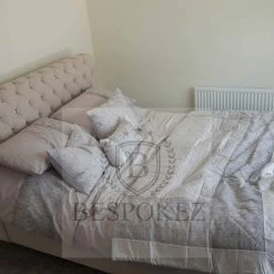 BESPOKEZ Santiago Plush Velvet Bedstead