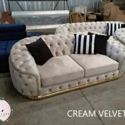 TURKISH Khalifah Corner Sofa Range Plush Velvet - Choose Combination