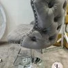 ASR INTERIOR Valencia Luxury Upholstered Grey Barstool SALE ITEMS