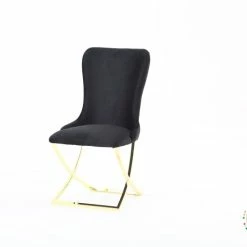 Furniture Imports LTD Karla Gold Metal Finish Dining Table Set