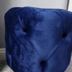 TURKISH Khalifah Round Luxury Velvet Stools - Available In Many Colours SALE ITEMS