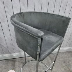 Furniture Imports LTD Hilton Luxury Metal Plating Barstool - 5 Colours