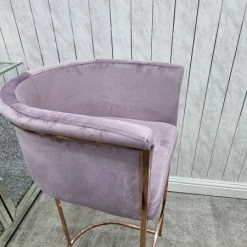 Furniture Imports LTD Hilton Luxury Metal Plating Barstool - 5 Colours