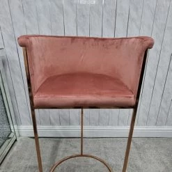 Furniture Imports LTD Hilton Luxury Metal Plating Barstool - 5 Colours