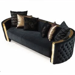 TURKISH Mayfair Sofa 3+2 Range Plush Velvet - Choose Combination DUBAI SOFA COLLECTION