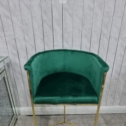 Furniture Imports LTD Hilton Luxury Metal Plating Barstool - 5 Colours