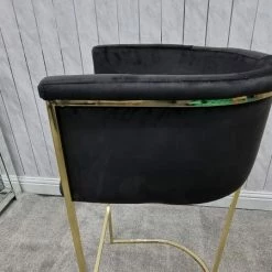 Furniture Imports LTD Hilton Luxury Metal Plating Barstool - 5 Colours