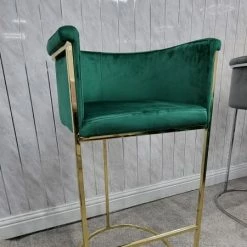 Furniture Imports LTD Hilton Luxury Metal Plating Barstool - 5 Colours