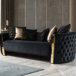 TURKISH Mayfair Sofa 3+2 Range Plush Velvet - Choose Combination DUBAI SOFA COLLECTION
