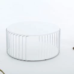 Bysol EFES ROUND COFFEE TABLE BLACK OR WHITE