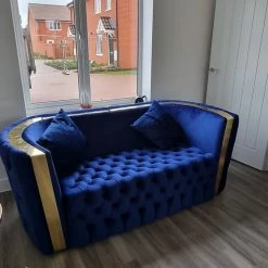 TURKISH Mayfair Sofa 3+2 Range Plush Velvet - Choose Combination DUBAI SOFA COLLECTION