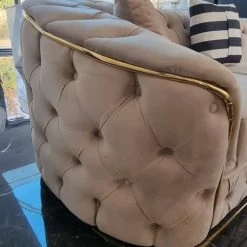 TURKISH Khalifah Corner Sofa Range Plush Velvet - Choose Combination