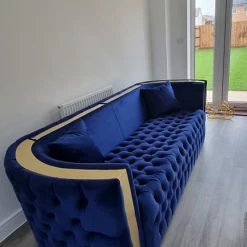 TURKISH Mayfair Sofa 3+2 Range Plush Velvet - Choose Combination DUBAI SOFA COLLECTION