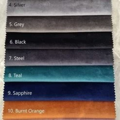 TURKISH Khalifah Round Luxury Velvet Stools - Available In Many Colours SALE ITEMS