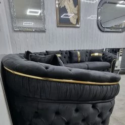 TURKISH Ambassador Corner Sofa Range Plush Velvet - 270cm X 270cm