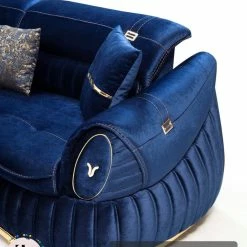 TURKISH DUBAI SOFA COLLECTION Castillo Velvet Sofa 3+2 Range Plush Velvet - Choose Combination