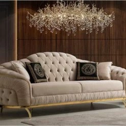 Furniture Imports LTD Konan 3+2 Seater Sofa Range In Plush Velvet