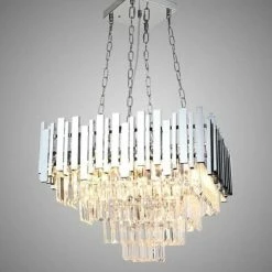 Furniture Imports LTD Square Led Chandelier Ceiling Light