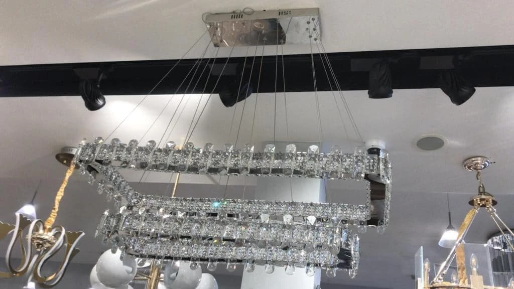Furniture Imports LTD Rectangle 2 Layer Hanging Led Ceiling Light
