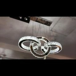 Furniture Imports LTD Rings Led Chandelier Ceiling Light