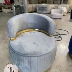 Furniture Imports LTD The Grand'e Sofa Chair In Plush Velvet DUBAI SOFA CHAIRS