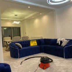 TURKISH Khalifah Corner Sofa Range Plush Velvet - Choose Combination