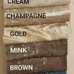 BESPOKEZ ALL SAMPLE FABRICS BEDFRAME SAMPLE - Crushed Velvet Bed Samples