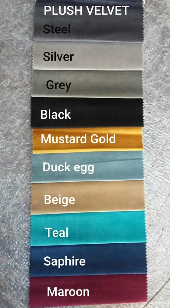 FIL ALIZA BEDFRAME PLUSH VELVET BED COLLECTION