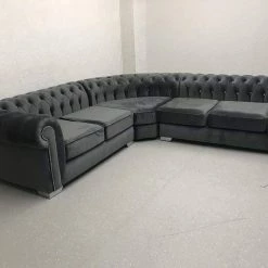 Velvetsofa RICHMONDS CHESTERFIELD FRENCH VELVET SOFA RANGE SOFAS